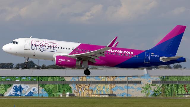 HA-LYG:Airbus A320-200:Wizz Air